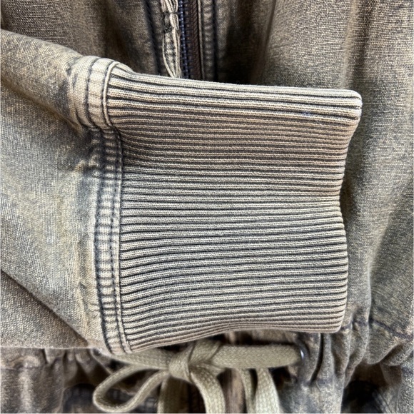 We The Free Future Surplus Parka Olive Night Moss Utility Jacket - Picture 7 of 8